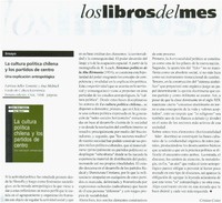 La cultura política chilena y los partidos de centro La cultura política chilena y los partidos de centro