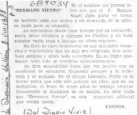 Hermano viento" Hermano viento"
