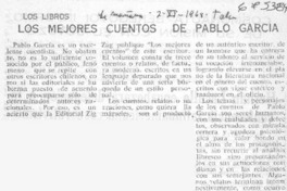 Los mejores cuentos Pablo García Los mejores cuentos Pablo García