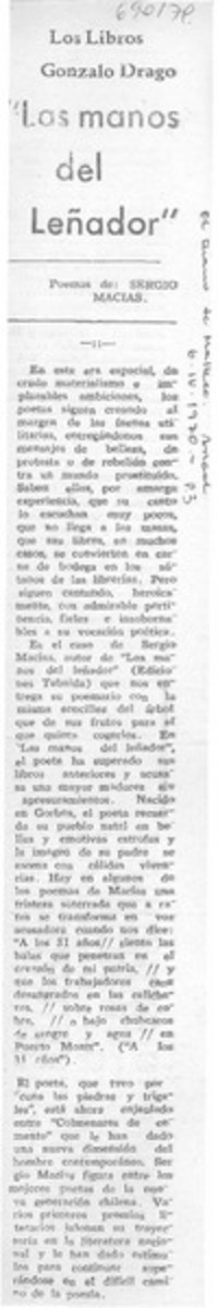 Las manos del leñador Las manos del leñador