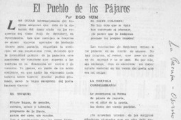 El pueblo de los pájaros El pueblo de los pájaros