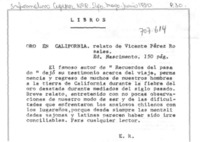 Oro en California Oro en California