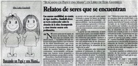 Relatos de seres que se encuentran Relatos de seres que se encuentran