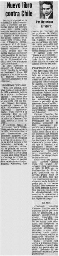Nuevo libro contra Chile Nuevo libro contra Chile
