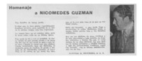 Homneaje a Nicomedez Guzmán Homneaje a Nicomedez Guzmán