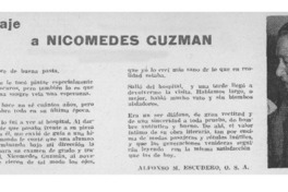 Homneaje a Nicomedez Guzmán Homneaje a Nicomedez Guzmán