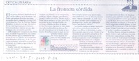 La frontera sórdida La frontera sórdida