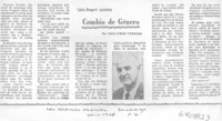 Cambio de género Cambio de género