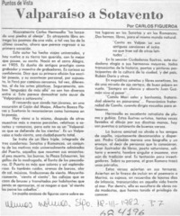 Valparaíso a sotavento Valparaíso a sotavento