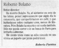 Roberto Bolaño Roberto Bolaño