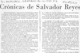 Crónicas de Salvador Reyes Crónicas de Salvador Reyes
