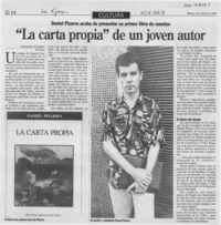 "La carta propia" de un joven autor "La carta propia" de un joven autor