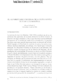 El alfabestiario universal de La nueva novela de Juan Luis Martínez El alfabestiario universal de La nueva novela de Juan Luis Martínez