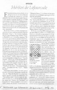 Méritos de Lafourcade Méritos de Lafourcade