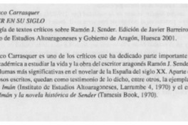 Sender en un siglo Sender en un siglo