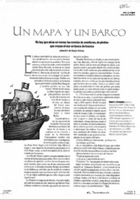 Un mapa y un barco Un mapa y un barco