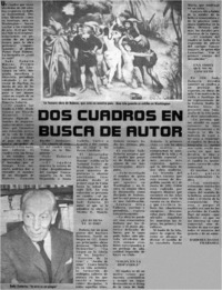 Dos cuadros en busca de autor Dos cuadros en busca de autor