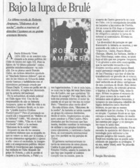 Bajo la lupa de Brulé Bajo la lupa de Brulé