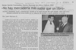 "No hay mercadería más noble que un libro" "No hay mercadería más noble que un libro"