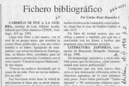 Fichero bibliográfico Fichero bibliográfico