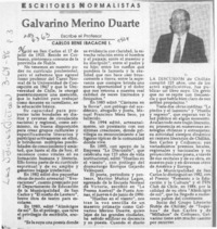 Galvarino Merino Duarte Galvarino Merino Duarte