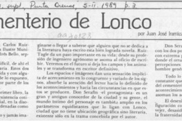 El cementerio de Lonco El cementerio de Lonco