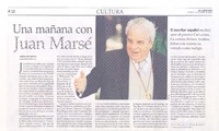 Una mañana con Juan Marsé Una mañana con Juan Marsé
