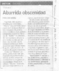 Aburrida obscenidad. Aburrida obscenidad.