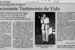 Emocionante testimonio de vida Emocionante testimonio de vida