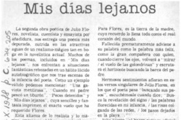 Mis días lejanos Mis días lejanos