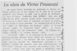 La obra de Víctor Franzani La obra de Víctor Franzani