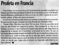 Profeta en Francia Profeta en Francia