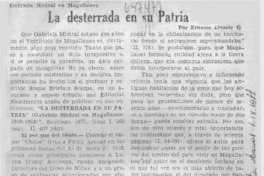La desterrada en su patria La desterrada en su patria