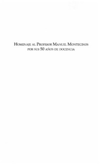 Homenaje al profesor Manuel Montecinos por sus 50 años de docencia Homenaje al profesor Manuel Montecinos por sus 50 años de docencia
