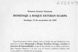 Homenaje a Roque Esteban Scarpa Homenaje a Roque Esteban Scarpa