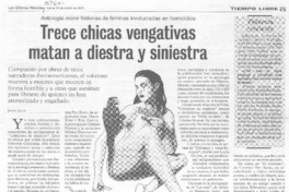 Trece chicas vengativas matan a diestra y siniestra Trece chicas vengativas matan a diestra y siniestra
