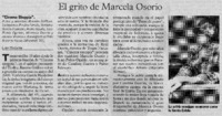 El grito de Marcela Osorio El grito de Marcela Osorio
