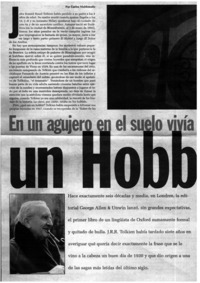 En un agujero en el suelo vivía un Hobbit En un agujero en el suelo vivía un Hobbit