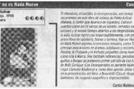 Vivir no es nada nuevo Vivir no es nada nuevo