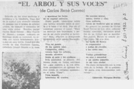 El árbol y sus voces El árbol y sus voces