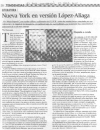Nueva York en versión López-Aliaga Nueva York en versión López-Aliaga