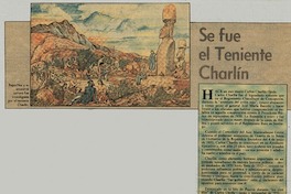 Se fue el teniente Charlín Se fue el teniente Charlín