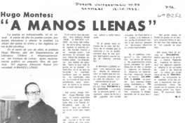 A manos llenas" A manos llenas"