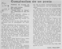 Cumpleaños de un poeta Cumpleaños de un poeta
