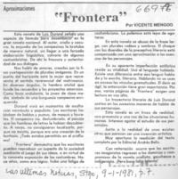 Frontera Frontera