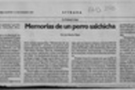 Memorias de un perro salchicha Memorias de un perro salchicha