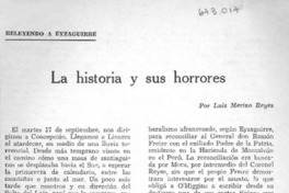 La historia y sus horrores La historia y sus horrores