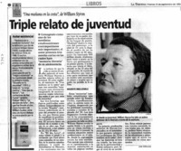 Triple relato de juventud Triple relato de juventud