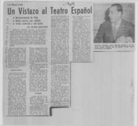 Un vistazo al Teatro Español Un vistazo al Teatro Español