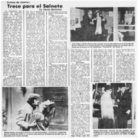 Trece para Sainete Trece para Sainete